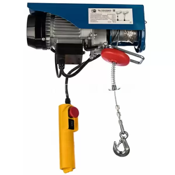 Таль электрическая TOR PA 125/250 кг 30/15 м